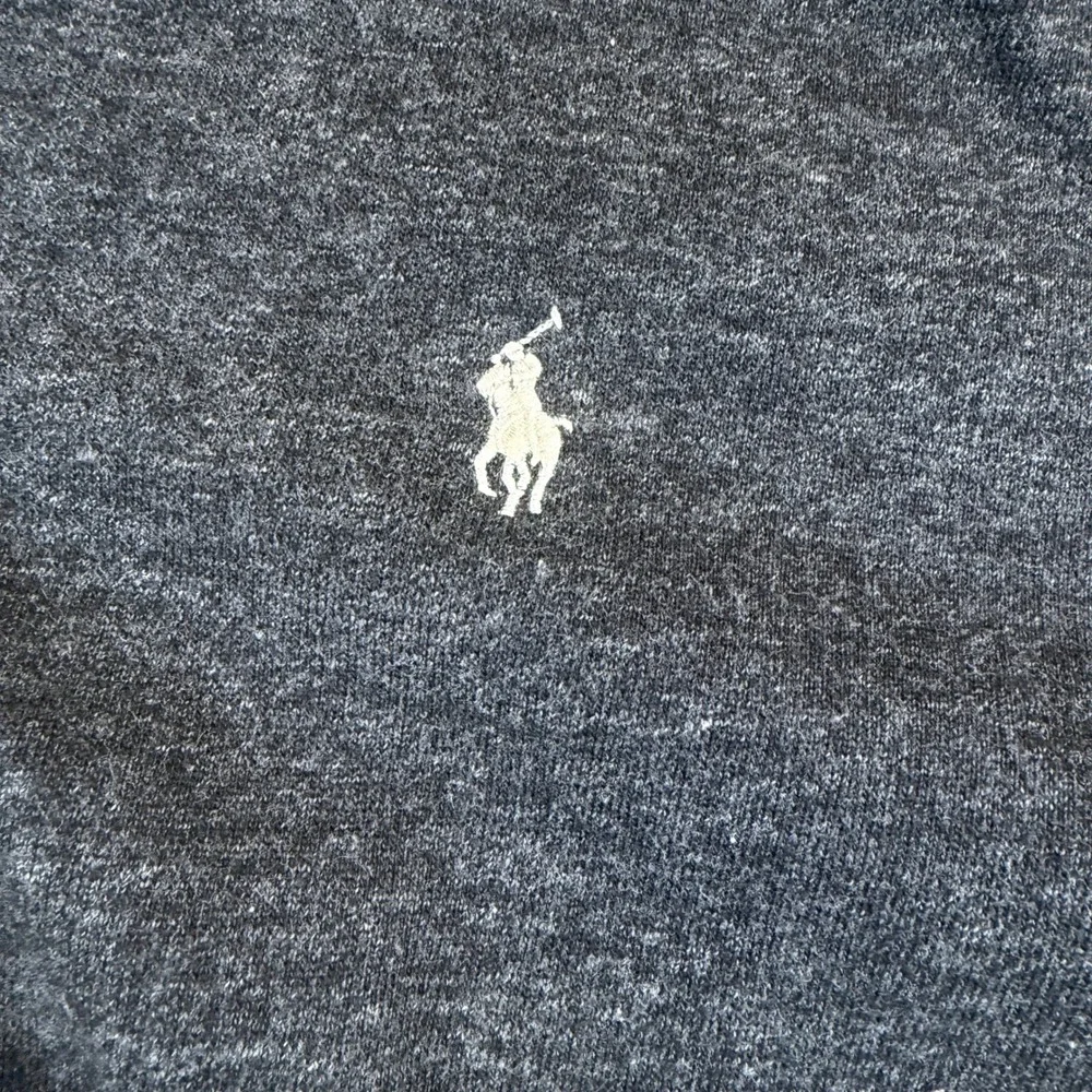 Polo Ralph Lauren Hoodie Mens XL 710625887016 Charcoal Grey Zip Up EUC
